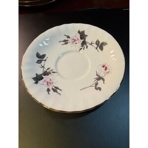 Royal Albert Queen's Messenger bone china saucer.